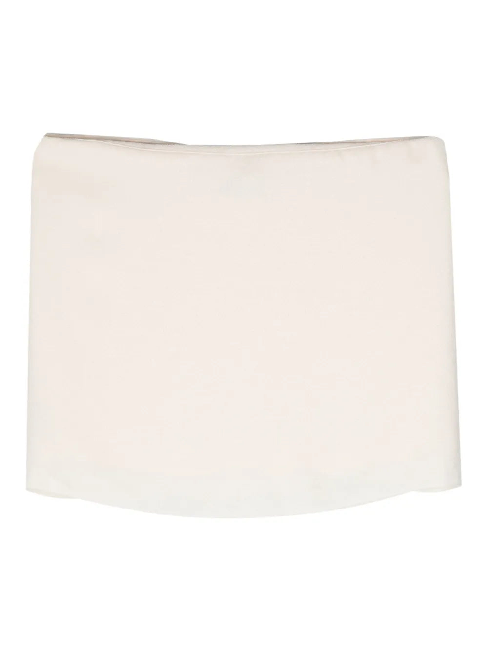 Low-Rise Crepe Miniskirt