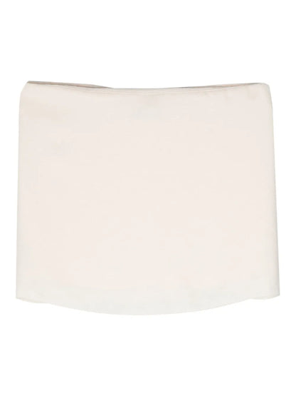 Low-Rise Crepe Miniskirt