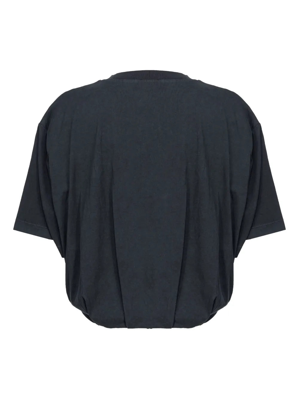 Cropped Logo-Print Jersey Shirt