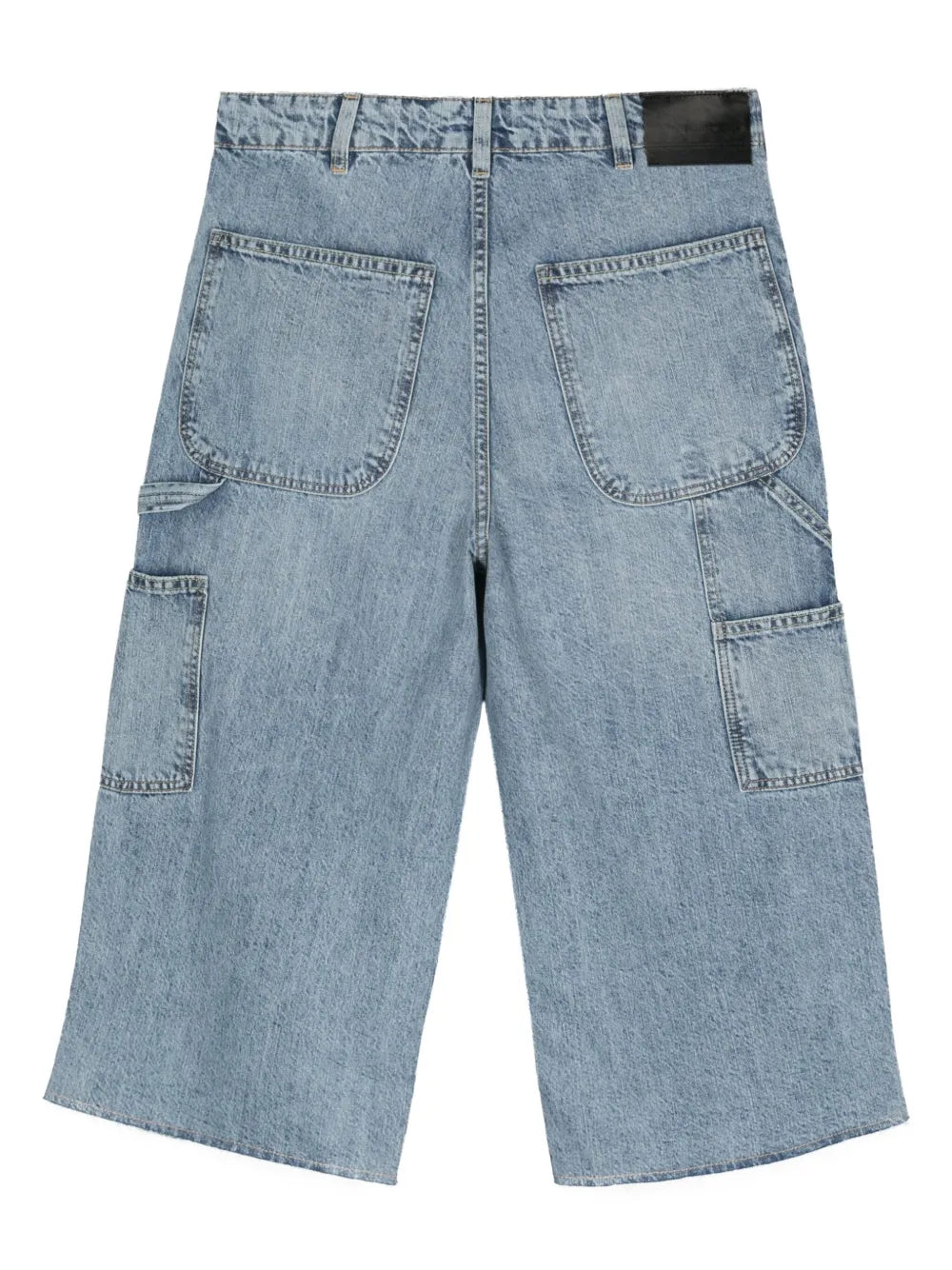 Wide-Leg Cropped Jeans