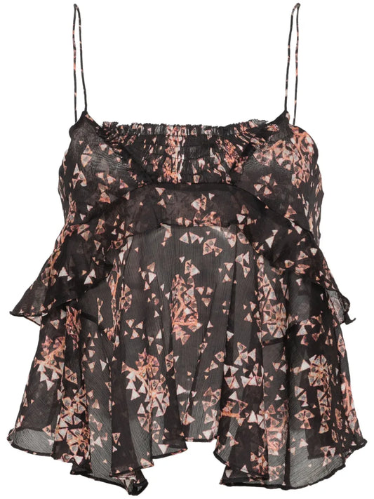 Anissa Ruffle Blouse