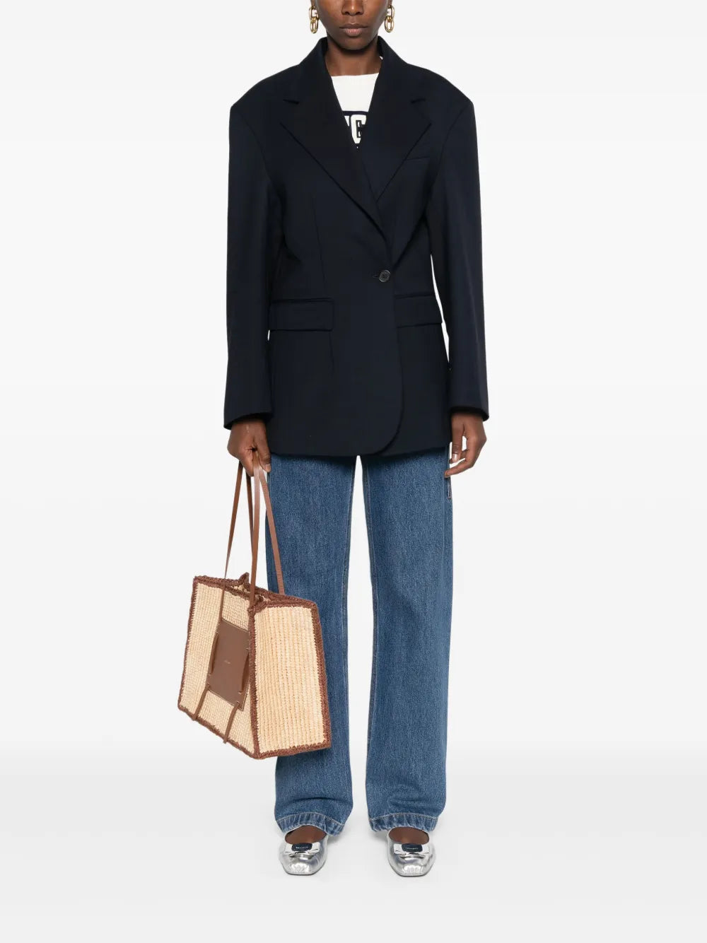 Single-Breasted Virgin Wool Blazer