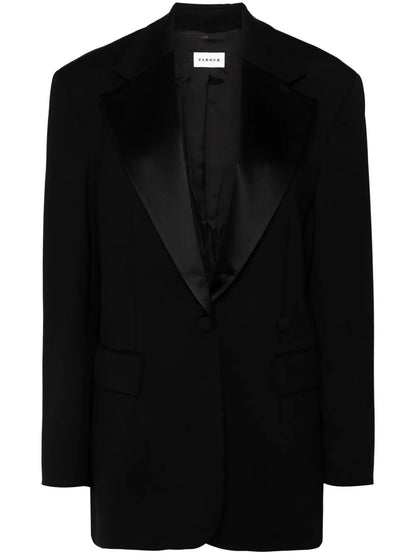 Single-Breasted Virgin Wool Blazer