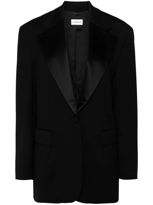 Single-Breasted Virgin Wool Blazer