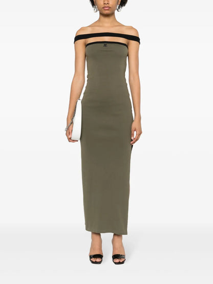 Contrast Hyperbole Dress