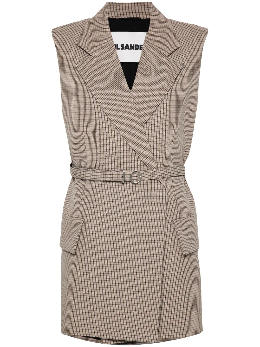 Checked Vest