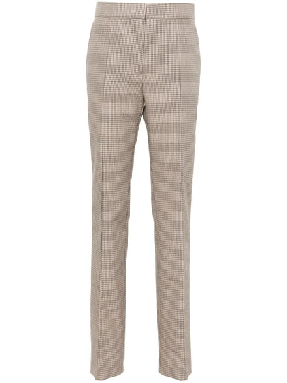 Checked Tailored Trousers