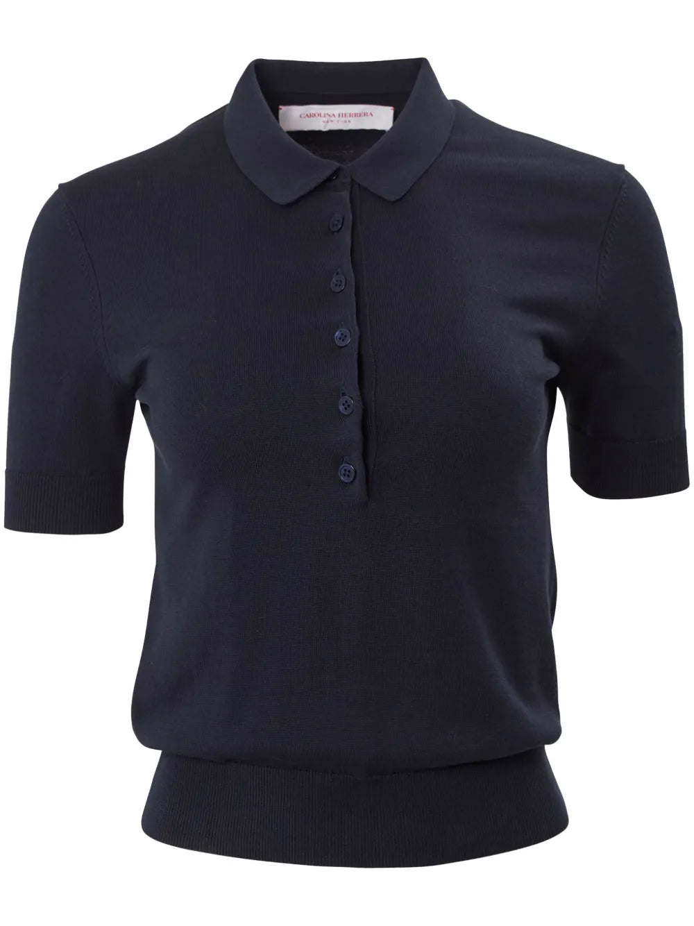 Silk-Cotton Knitted Polo Shirt