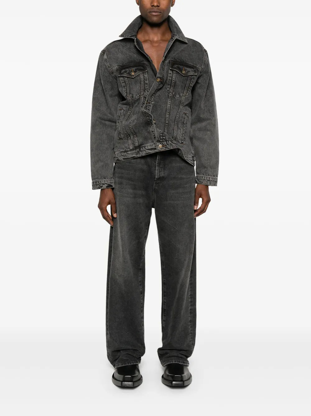 Logo-Patch Denim Jacket