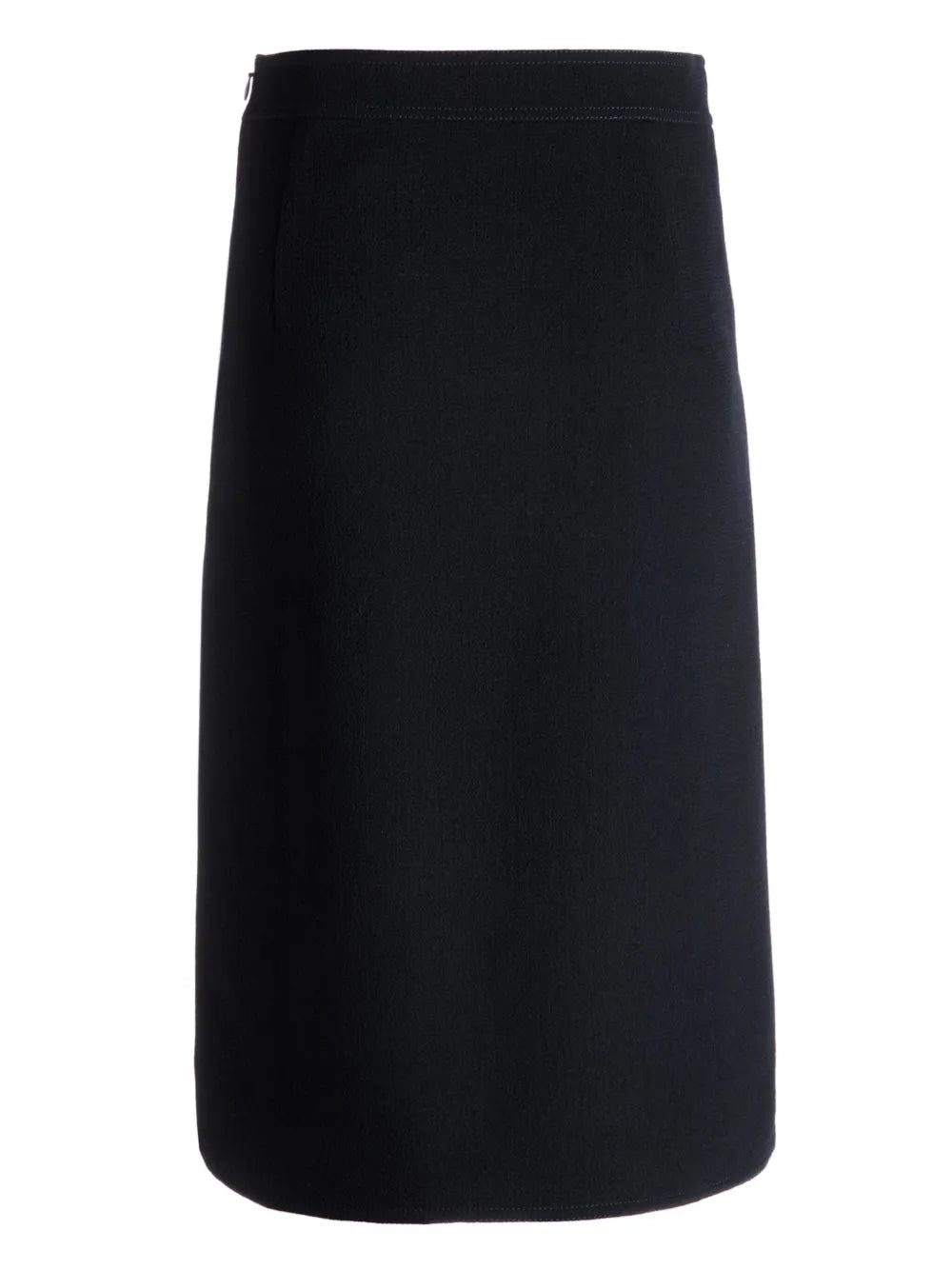 High-Waisted Wool Skirt