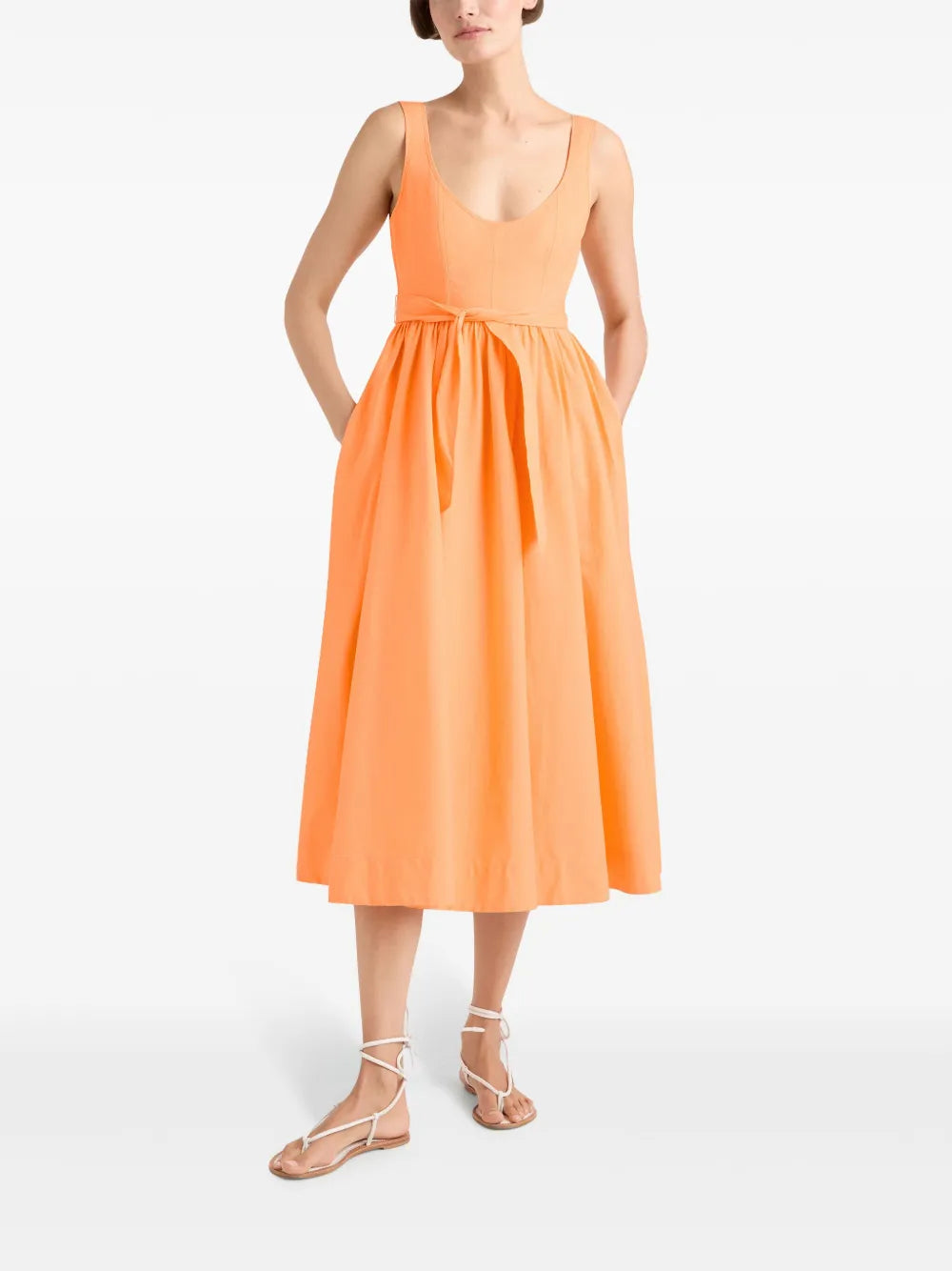 Kilah Draped Midi Dress