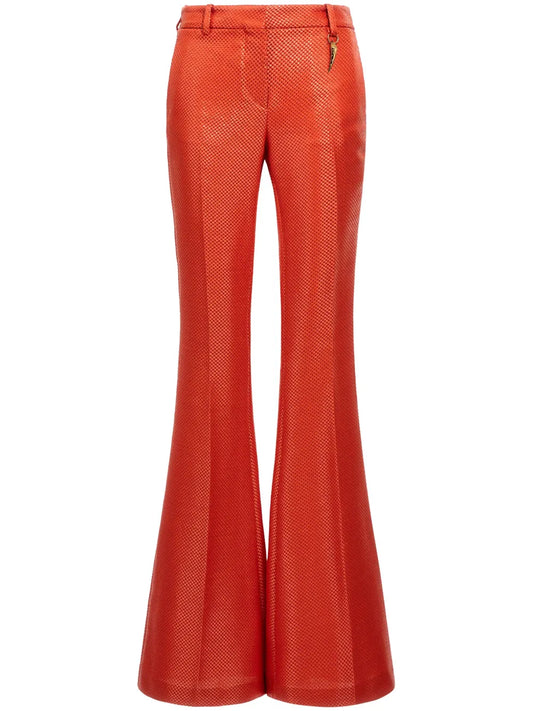 Low-Rise Flared Trousers