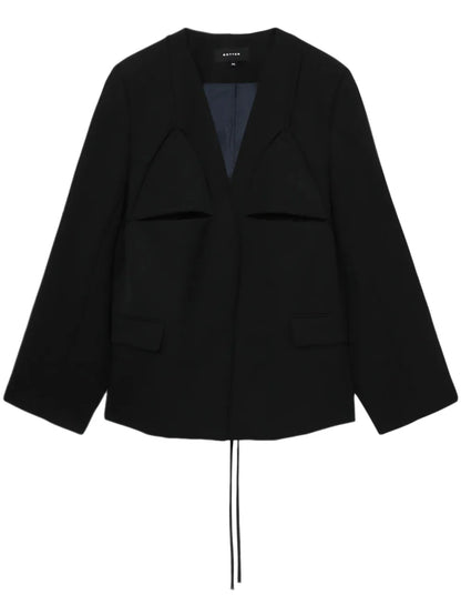 Cut-Out Detailed Blazer