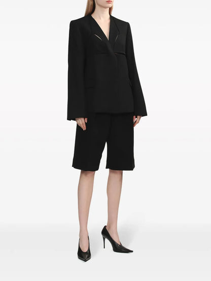 Cut-Out Detailed Blazer