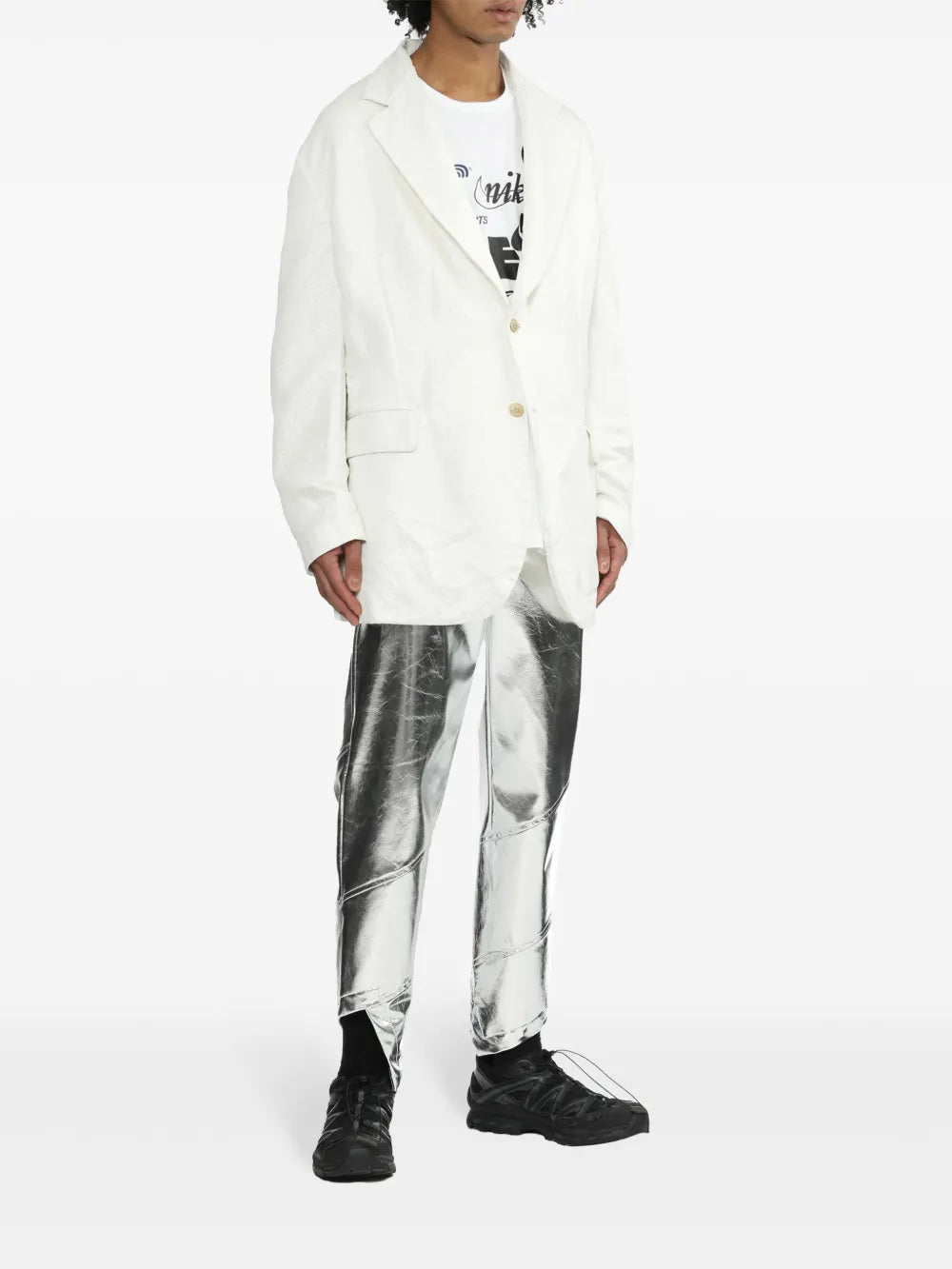 Asymmetric Single-Breasted Blazer