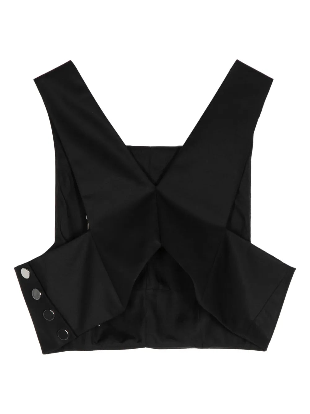 Square-Neck Cotton-Blend Tank Top