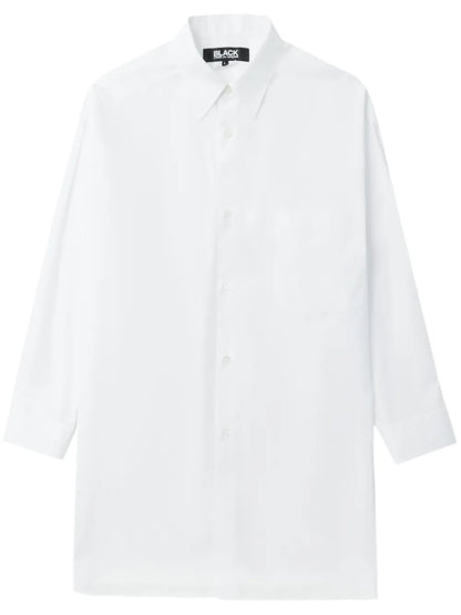 Drop-Shoulder Cotton Shirt