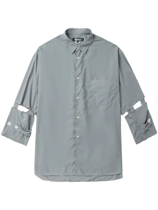 Cut-Out Wide-Sleeve Shirt