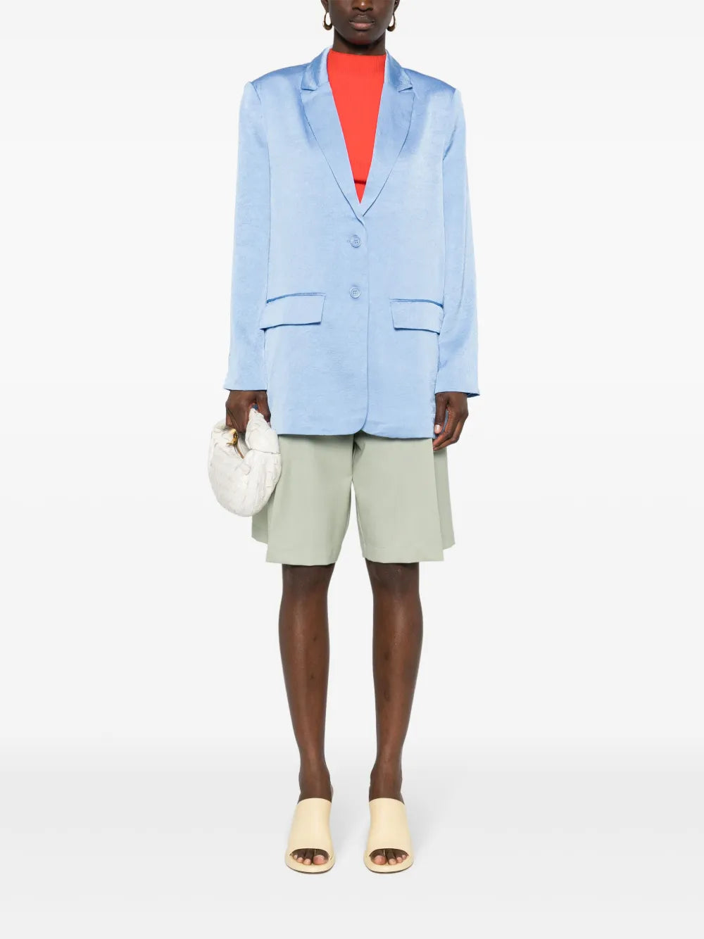 Bertha Creased-Effect Blazer