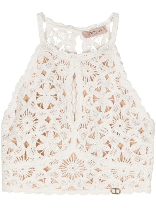 Cropped Crochet Top