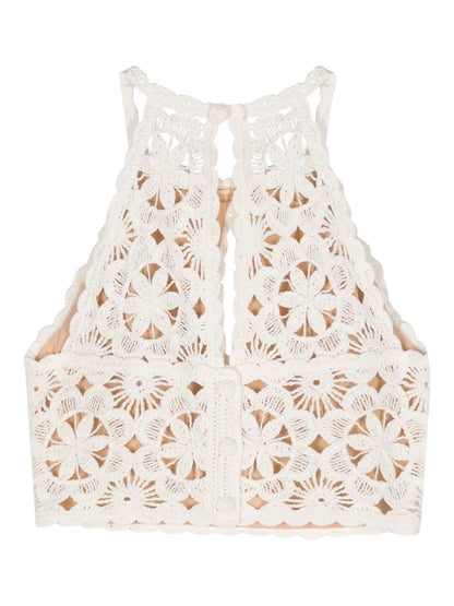 Cropped Crochet Top