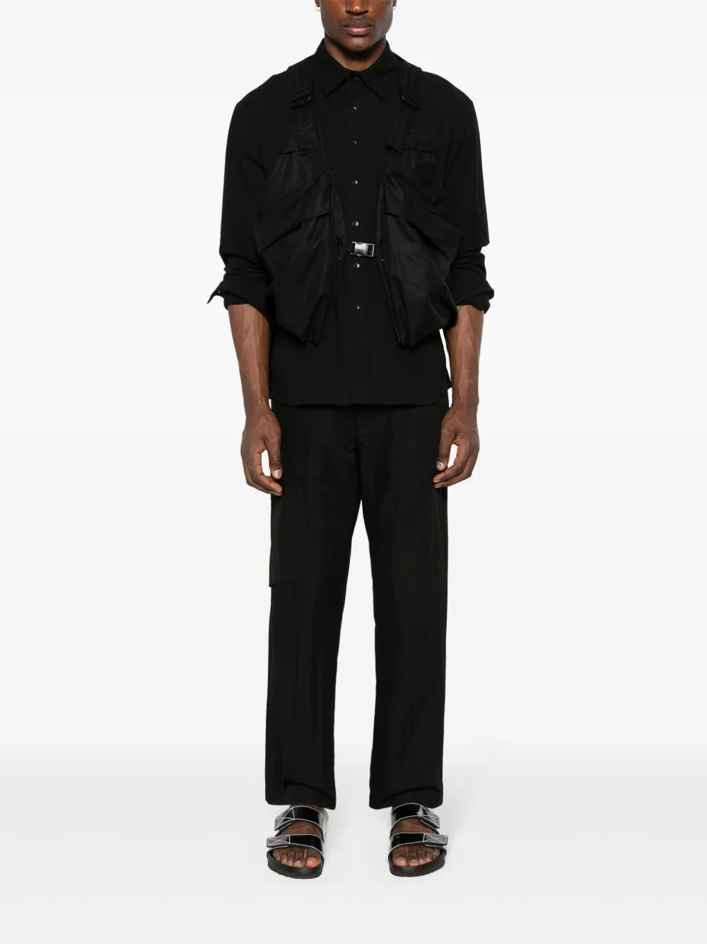 Gabardine-Weave Cotton-Blend Gilet