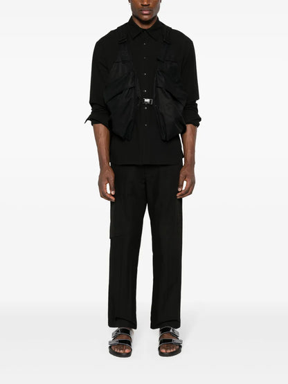 Gabardine-Weave Cotton-Blend Gilet