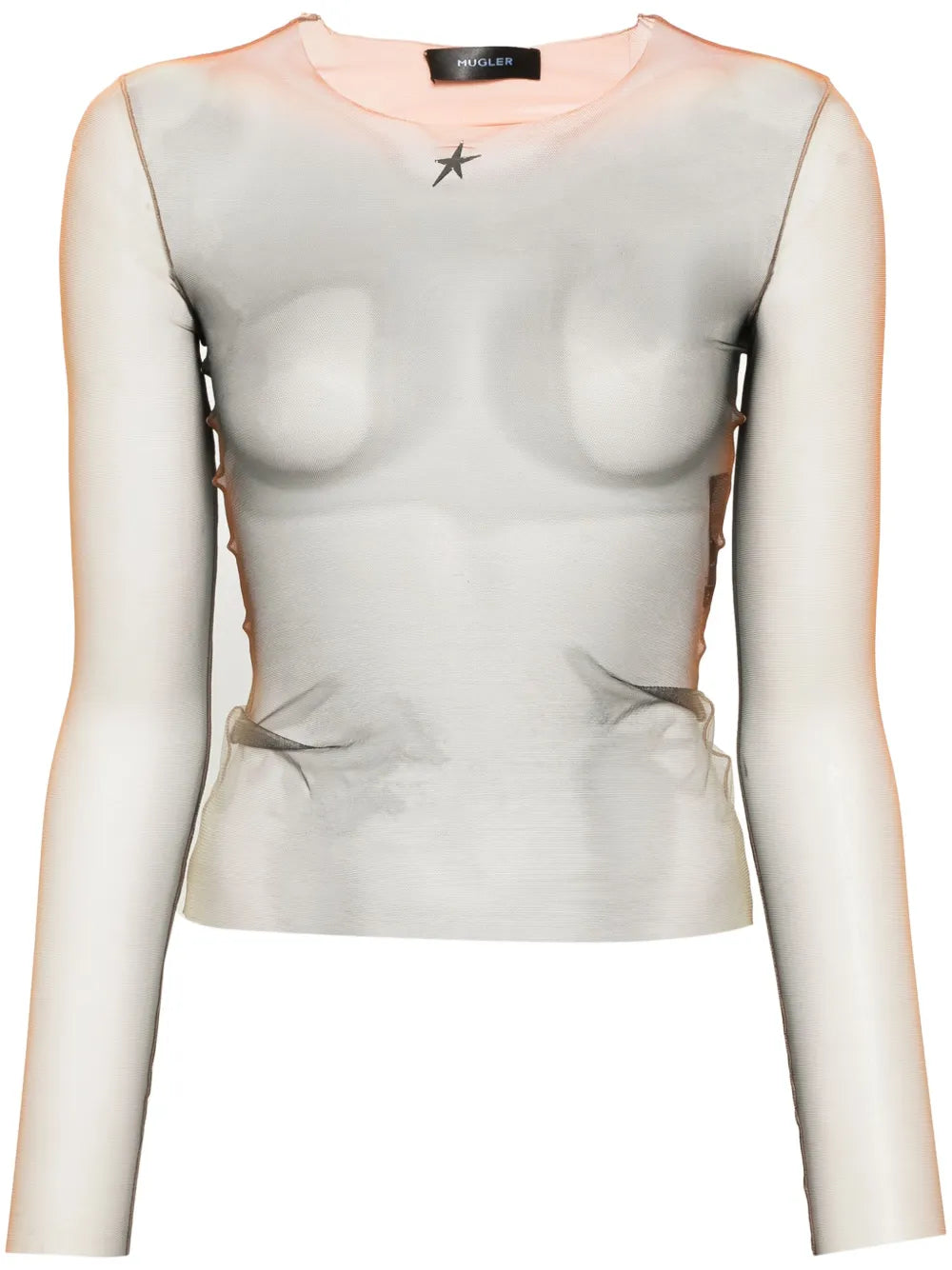 Long-Sleeve Mesh T-Shirt