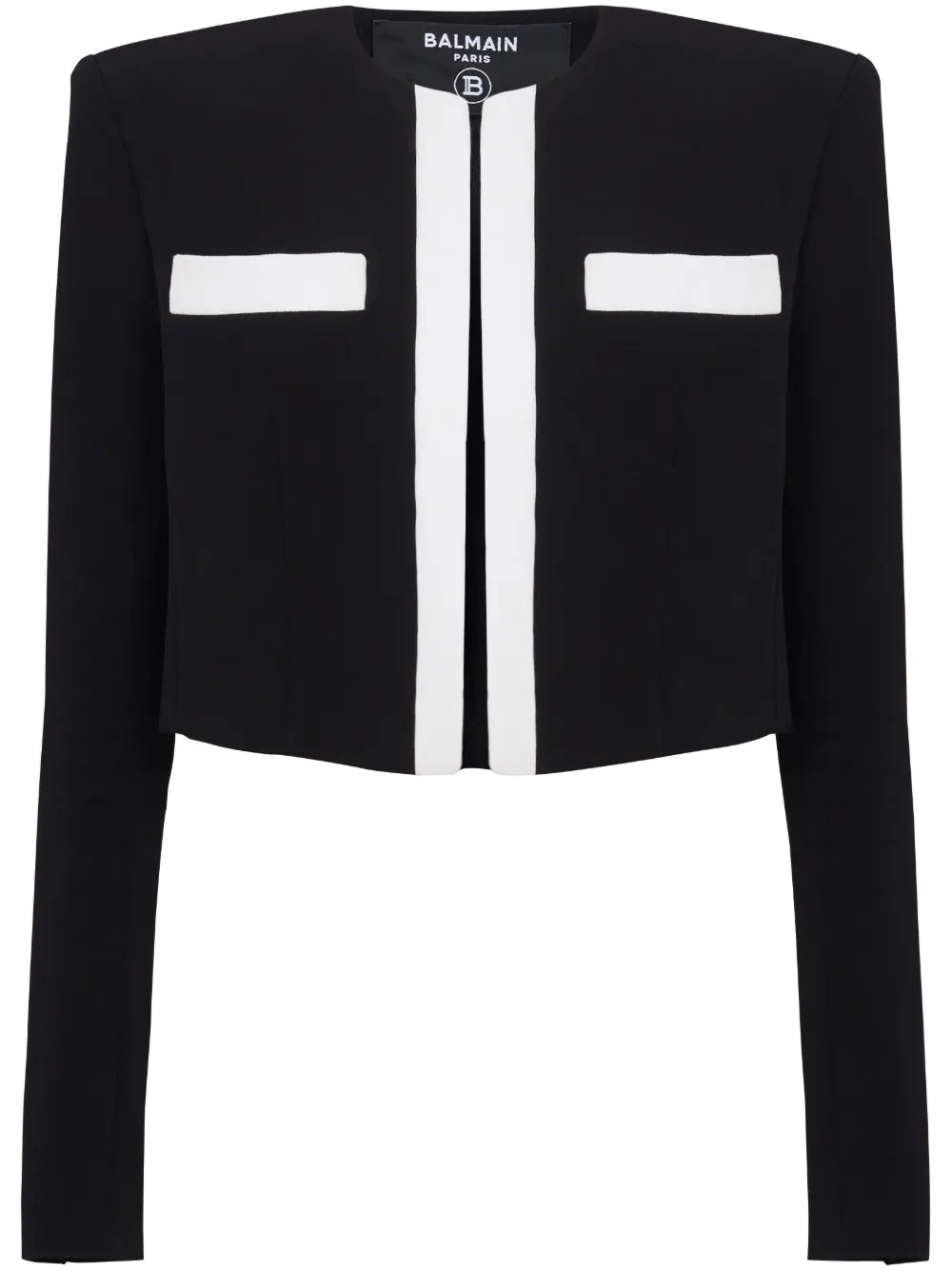 Spencer Crepe Cropped Jacket