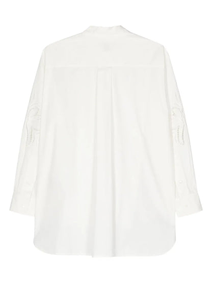 Broderie Anglaise-Detail Shirt