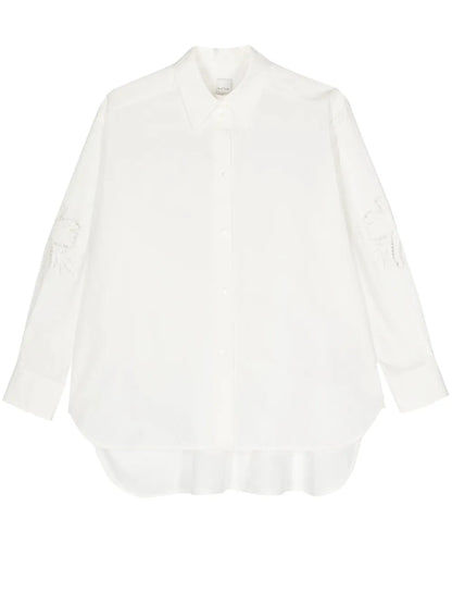 Broderie Anglaise-Detail Shirt