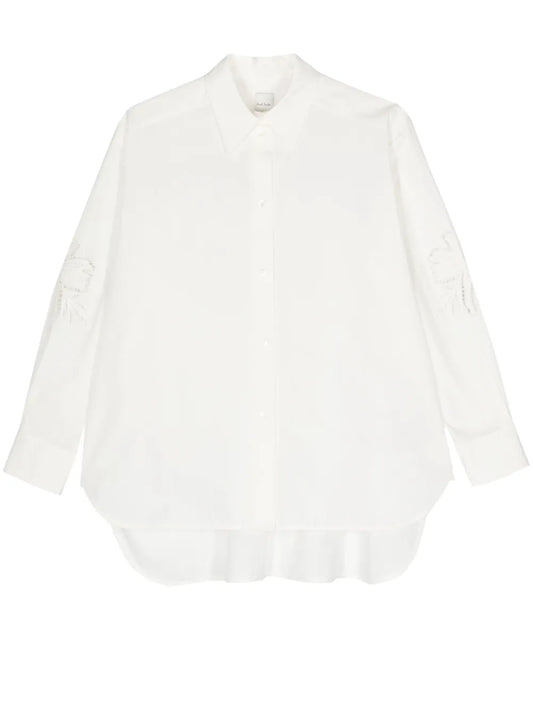 Broderie Anglaise-Detail Shirt