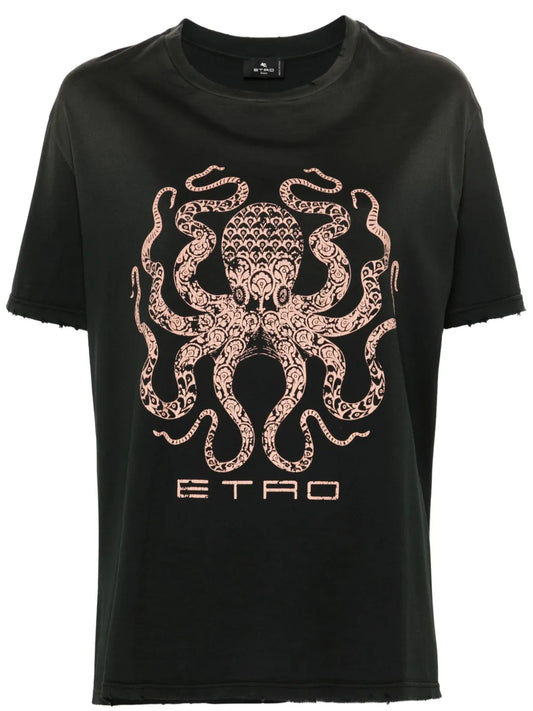 Graphic-Print Cotton T-Shirt