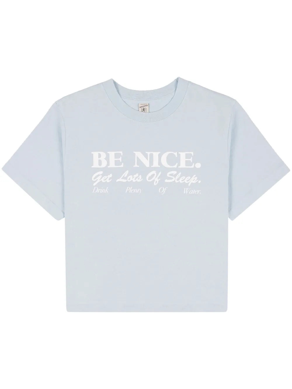 Be Nice Cropped Cotton T-Shirt