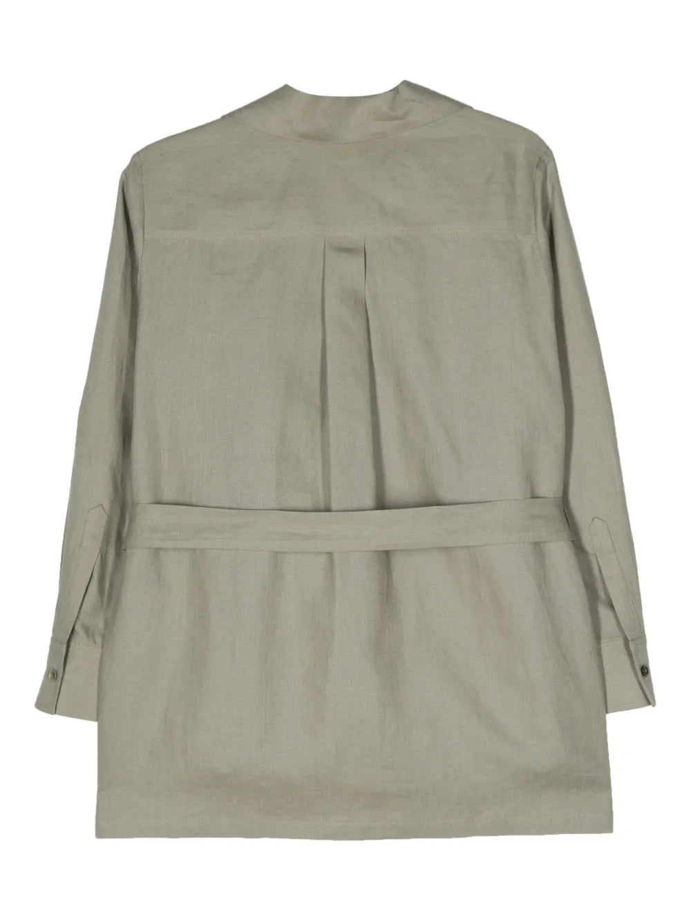 Linen Belted Shirt