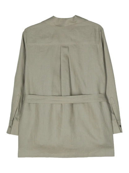 Linen Belted Shirt