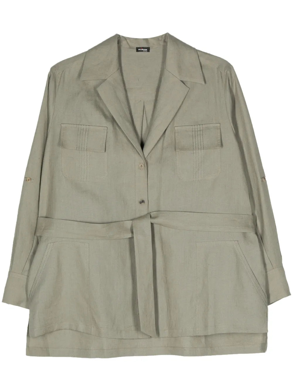 Linen Belted Shirt