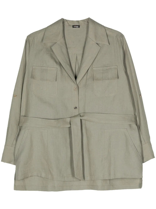 Linen Belted Shirt