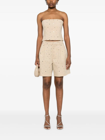 Crystal-Embellished Shorts