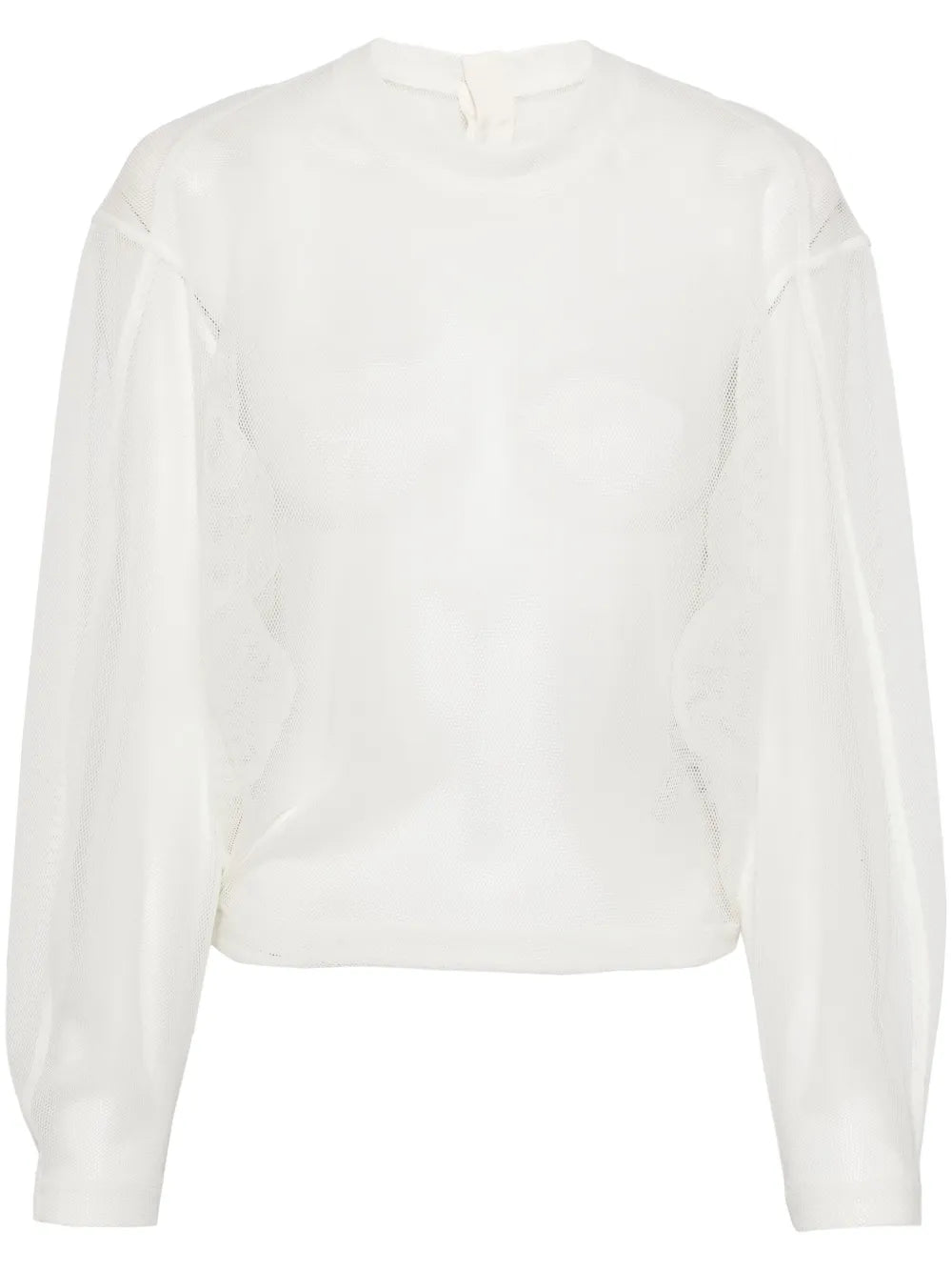 Semi-Sheer Jersey Top