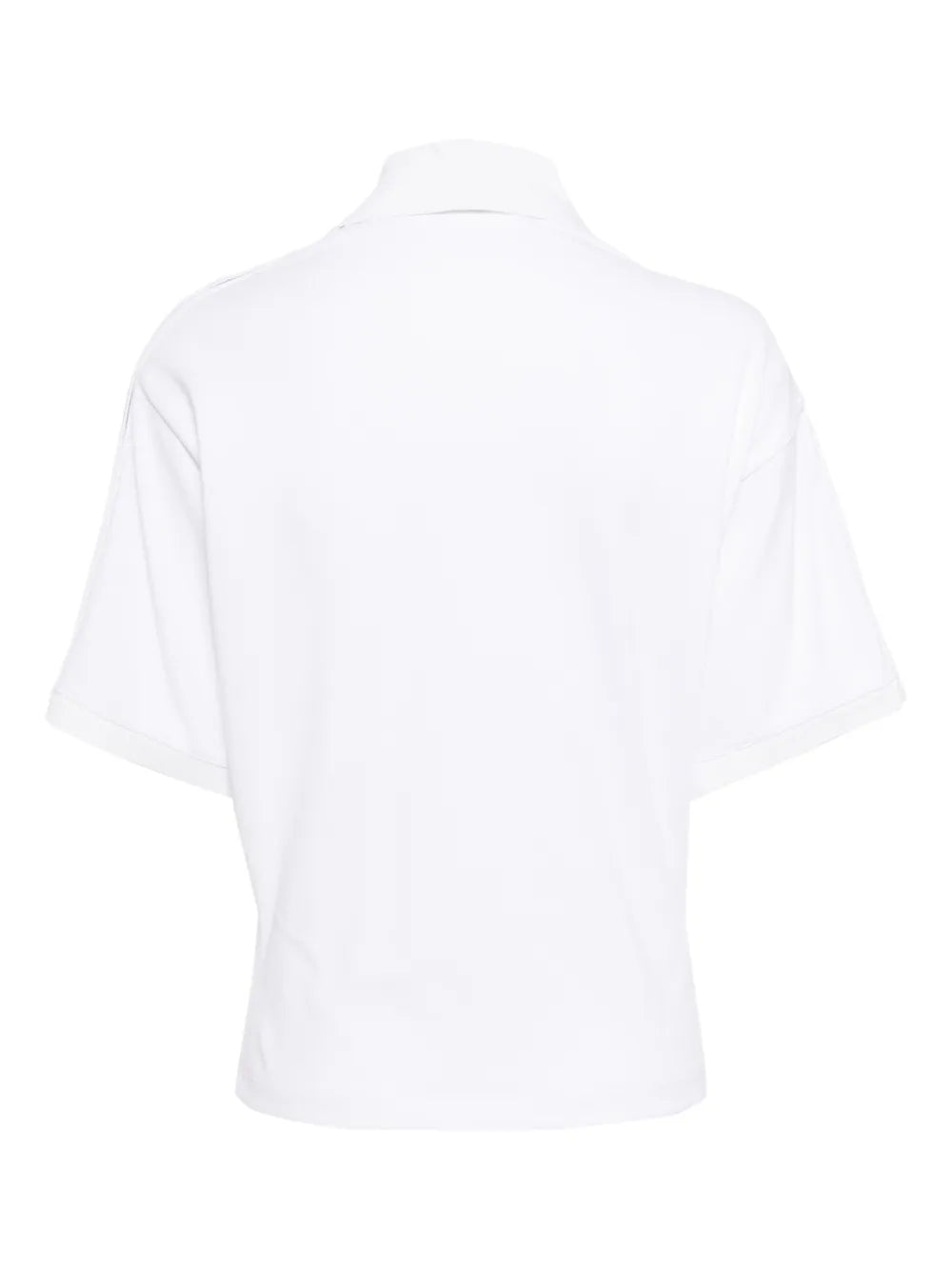 Asymmetric Cotton Polo Shirt