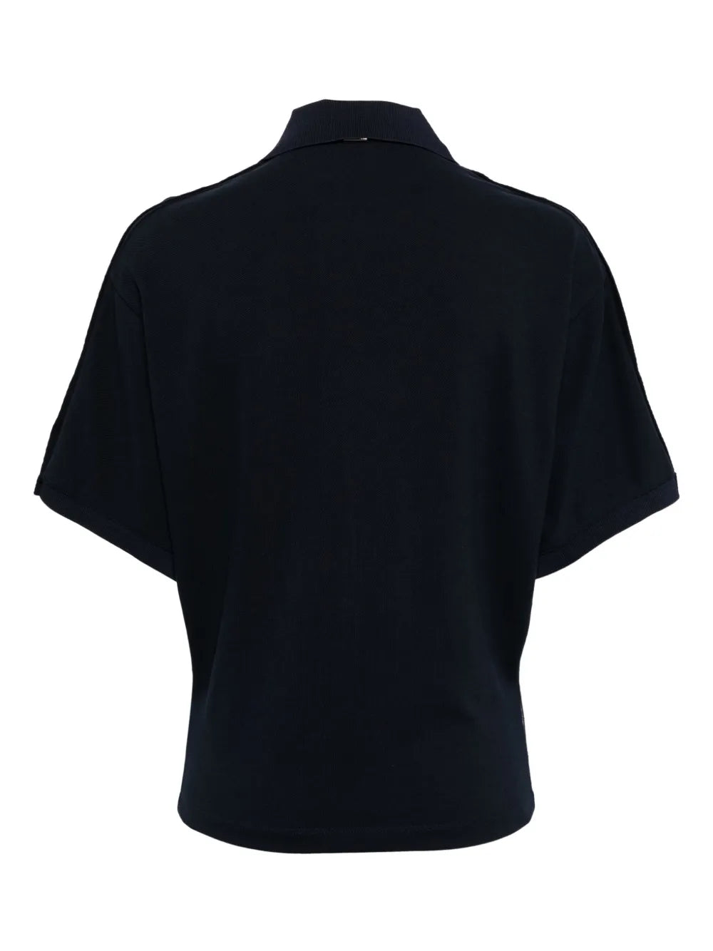 Asymmetric Cotton Polo Shirt