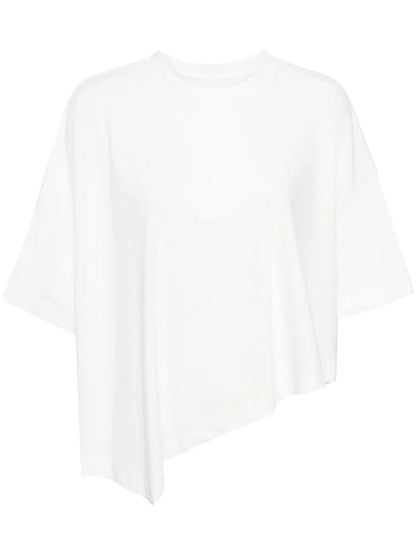 Asymmetric Drop-Shoulder T-Shirt