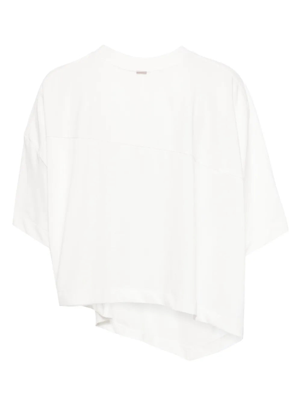 Asymmetric Drop-Shoulder T-Shirt