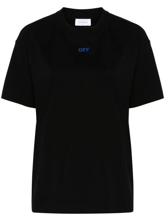 Arrows-Embroidered Cotton T-Shirt
