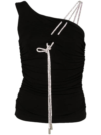 Ruched Crepe Top