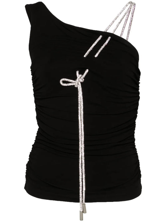 Ruched Crepe Top