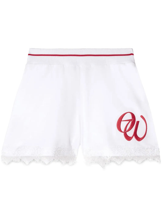 Lace-Detailing Shorts