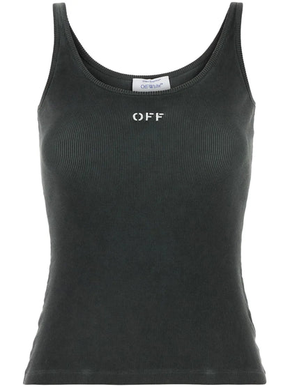 Logo-Print Top