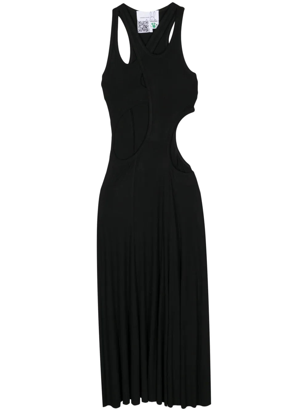 Cut-Out Ribbed Maxi Dress